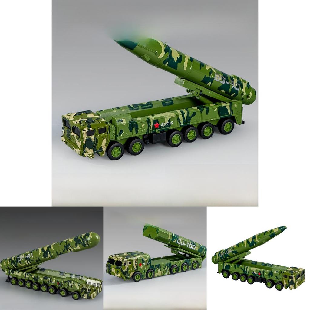 Alloy Missile Toy With Inertia Movement For Children Kids Boys Interactive Play