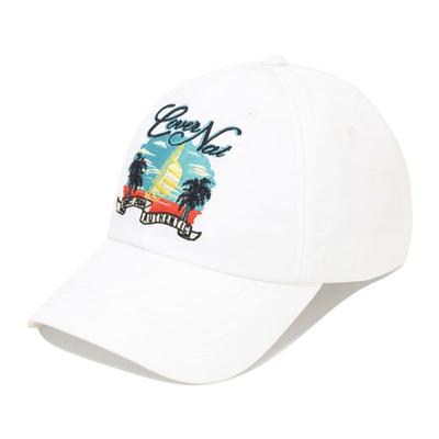 COVERNAT Sunset Boat Ball Cap White