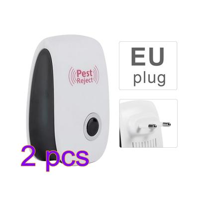 Repelentes Electrónicos Sónicos de Insectos Cocina Dormitorio Control de Plagas Ratón para Hogar Interior Oficina Almacenes Patio Trasero