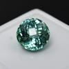Natural Bluish Green Sapphire Loose Gemstone Real 12.80 Ct Round Cut September Birthday Birthstone
