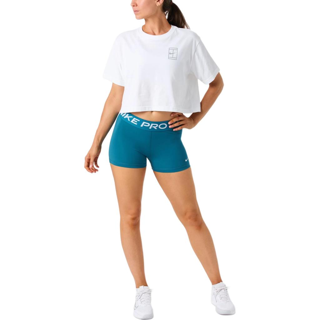 Nike Pro Sportshorts Damen Blau Mittel CZ9857-301