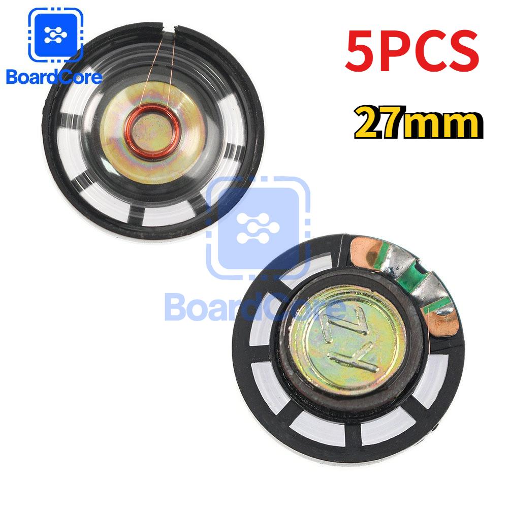 5PCS Horn Speaker 8 Ohm 0.25W Ultrathin Toy Early Childhood Education Machine Car Horn Diameter 21/27/29MM Loudspeaker 0.25W 8R