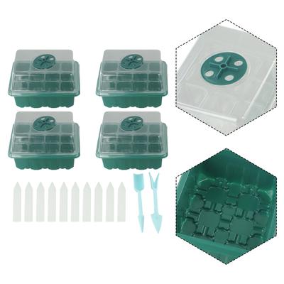 Anzuchttöpfe mit Fächern Auberginenfarm