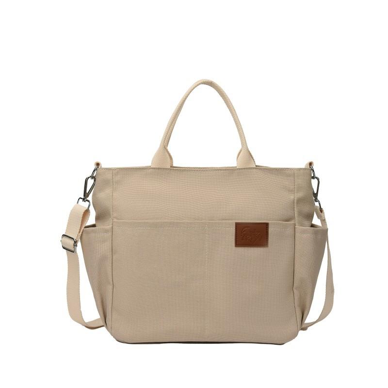 

New large-capacity canvas bag shoulder messenger bag women s retro portable shoulder bag fashionable versatile tote bag