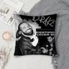 D-Drake For All the Dogs Pillow Case Square Double-Sided Printing Short Plush Sofa Cushion Cover Bedside Pillow