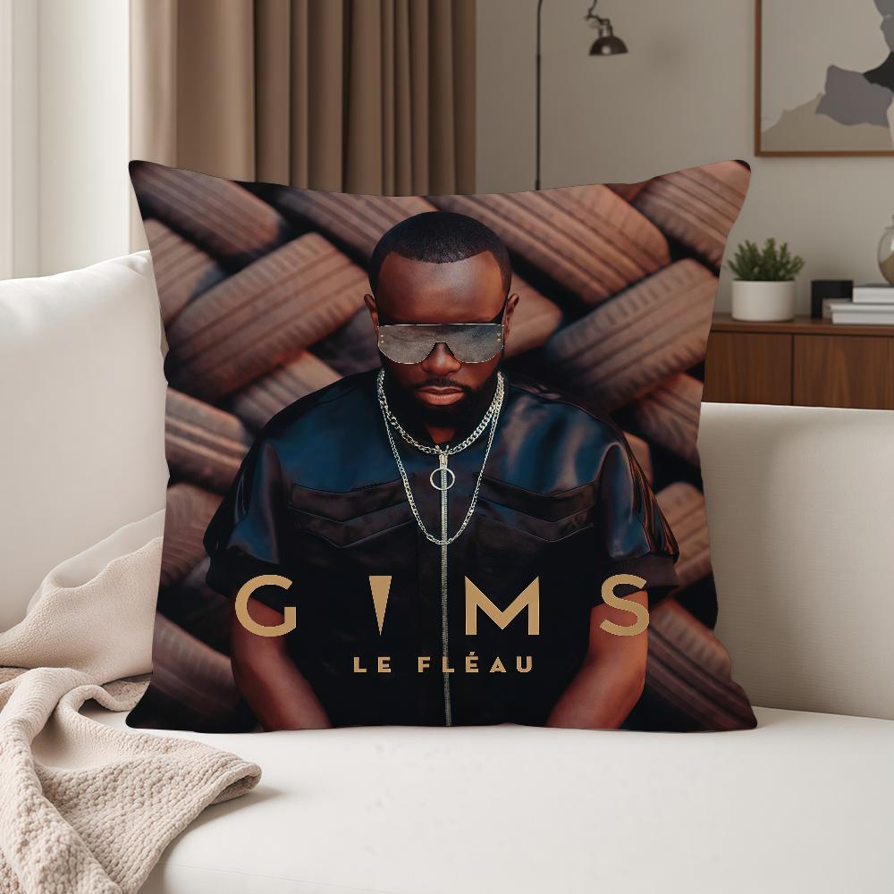 Hip Hop Rapper GIMS Pillow Case Suitable For Bedrooms Living Rooms Cars Home Decoration