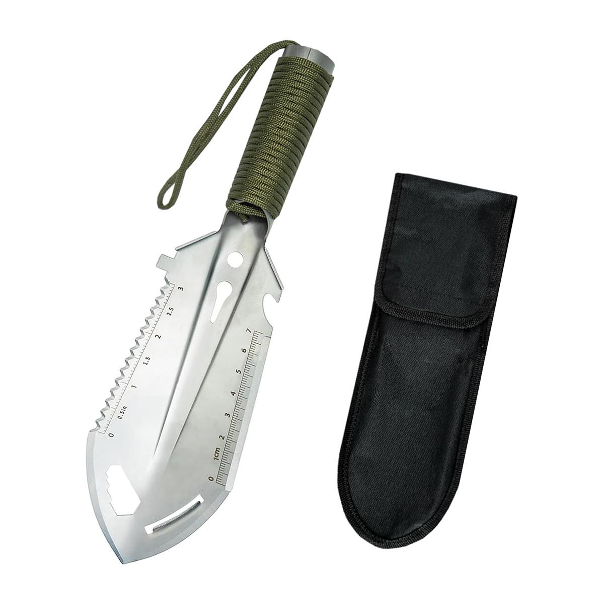 Shovel Tourist Garden Tools Gadgets Shovels for Digging Tool Tactical Gardening Camping Multipurpose Mini Hand Survival Products серебряный