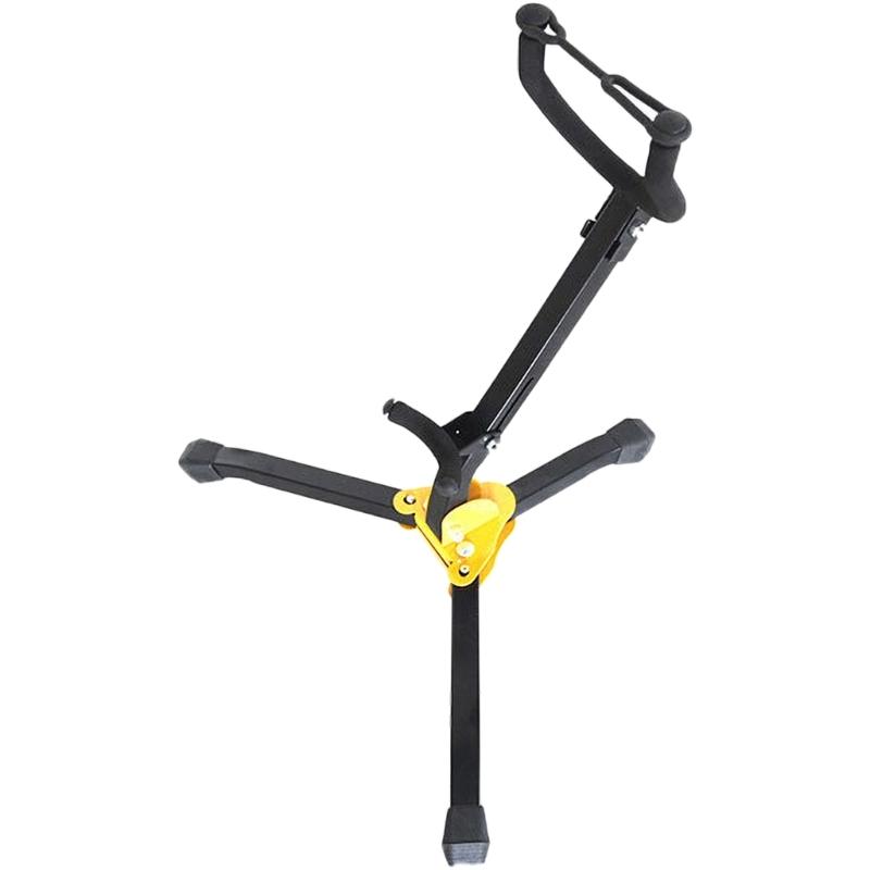 Altos Tenors Saxophone Rack Metal Triangular Base Folding Saxophone Stand Tripods Standing Rack Instrument Accessory