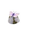 ABS Solar Butterfly Stone Lamp Simulation Stone LED Lawn Light  Outdoor Garden Decor