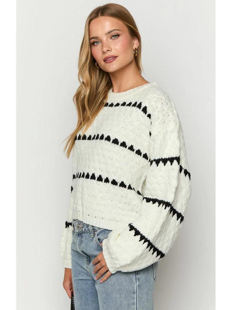 European & American Women's Autumn/Winter Knit Sweater - Round Neck, Long Sleeve, Casual Street Style