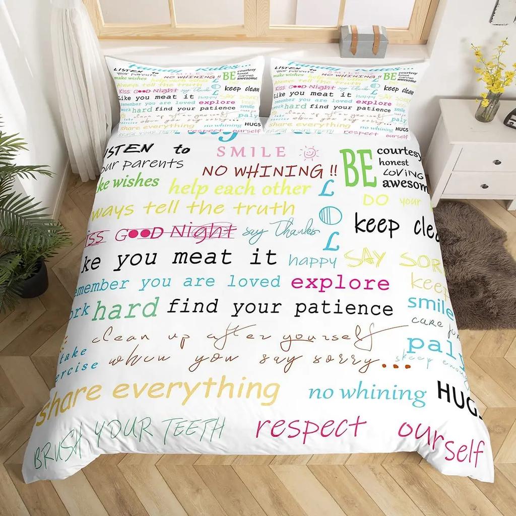 Kołdra z motywem afrykańskim dla dziewcząt, kwiatowa, z inspirującymi cytatami, pościel dla dzieci, nastolatków, dekoracja pokoju dziewczynki, uroczy prezent w stylu vintage dla dziewcząt