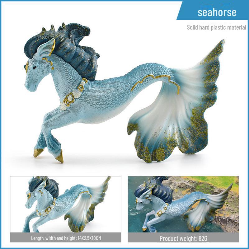 Warcraft Dragon Model Toy: Fire Rock & Stone Dragon, Movable Jaw, Dinosaur Ornament