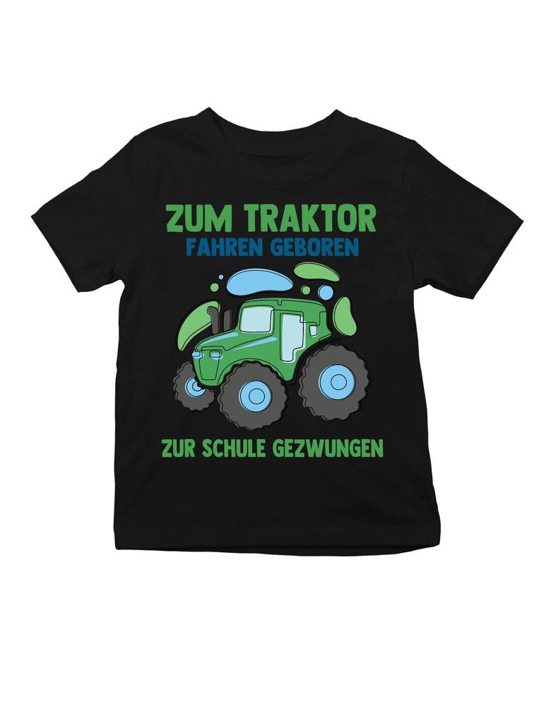 Youth Designz Born To Tractor Driving Kids Kids Boys T-Shirt Print Logo Village Farmer