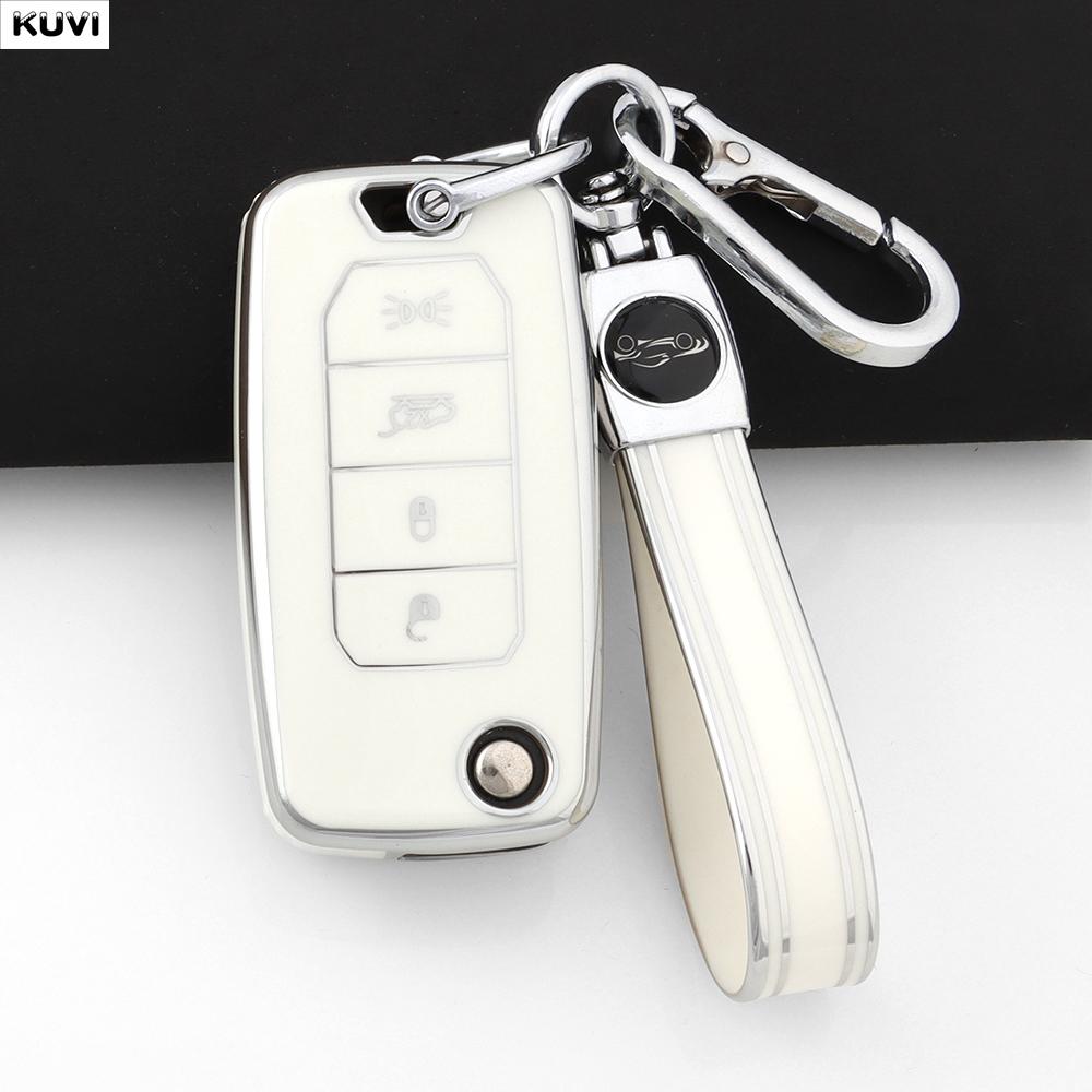 Tpu Car Key Case For Dodge Challenger Charger Journey For Chrysler 300C For Jeep Cherokee Compass S Renegade Grand Commander