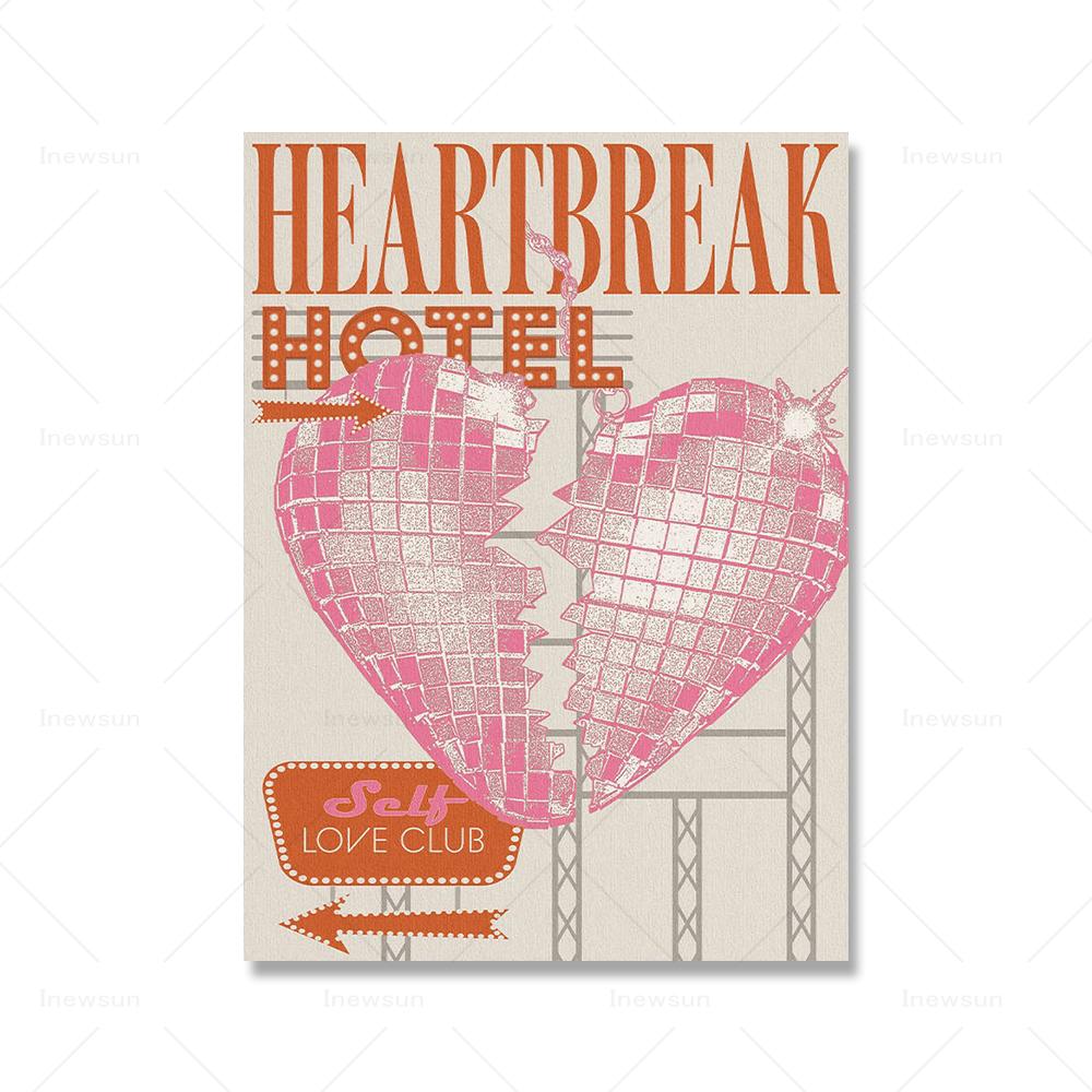 

Эстетическая галерея, принты, декор комнаты для девочек-подростков, фотографии, красочные розовые настенные художественные картины на холсте, забавные фрески для комнаты в общежитии 21x30cm No Framed