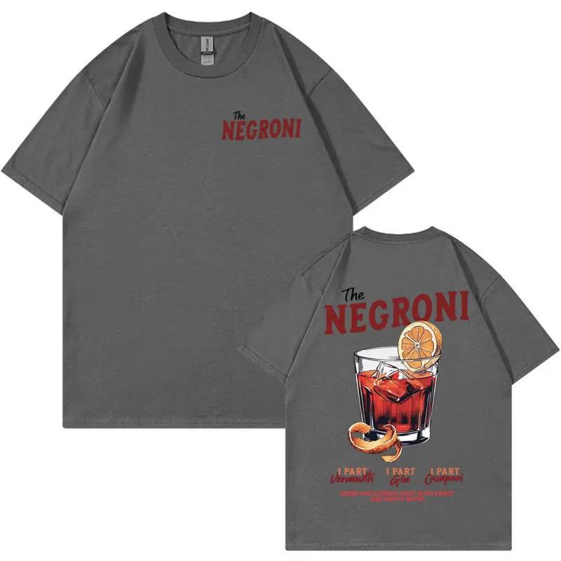 Negroni Unisex T-Shirt Fun Cocktail Themed Gift Meme T-Shirt Men'S Summer Pop