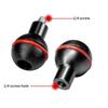 Heavy Duty 1inch Ball Head Mount Adapter To 1/4inch Screw for Underwater Diving Fill Light Arm Tray Accessories