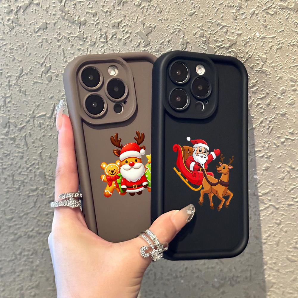 Sky Eye Ladder Soft Case for Samsung A06 A15 A25 A35 A55 A14 A24 A54 S23 S24 FE All Samsung Models Phone Cases Silicone Cover NY22 New Year Christmas