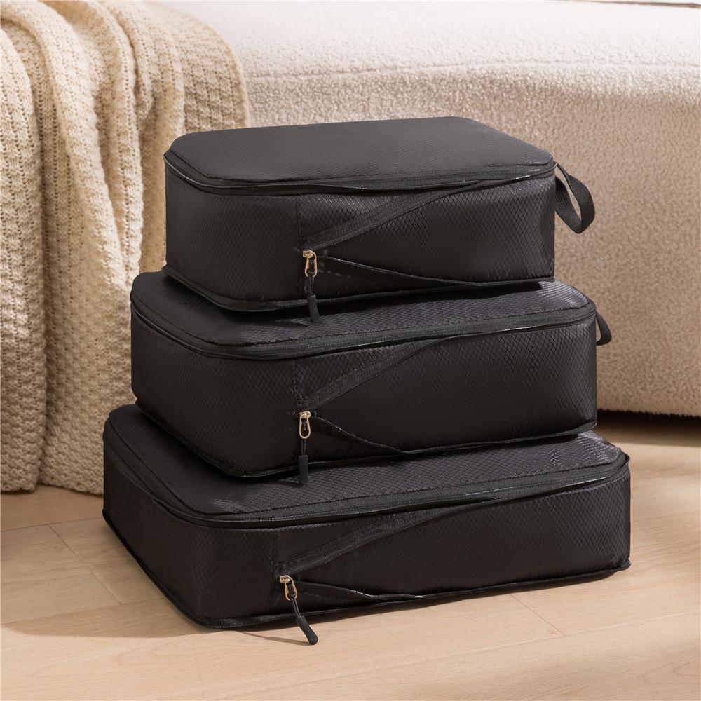 Travel Storage Set With Compression Bags For Clothes And Shoes For Efficient Packing