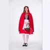 Little Red Riding Hood Cape Adult Red Cape Drama Performance Costume Grimm's Fairy Tale Performance Costume