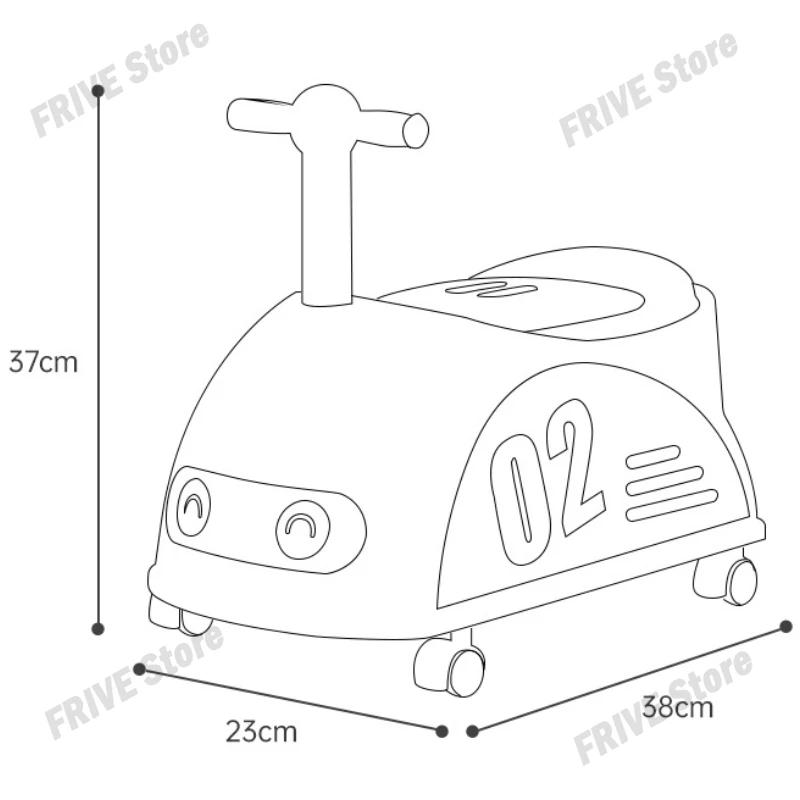 Baby Autoform Toilette Tragbar Rutschfest Baby Töpfchen Kleinkind Trainingstoilette mit Rollen Multifunktionale Toilette Kindergeschenke
