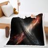 Space Space Print Thickened Lamb Wool Nap Blanket Blanket