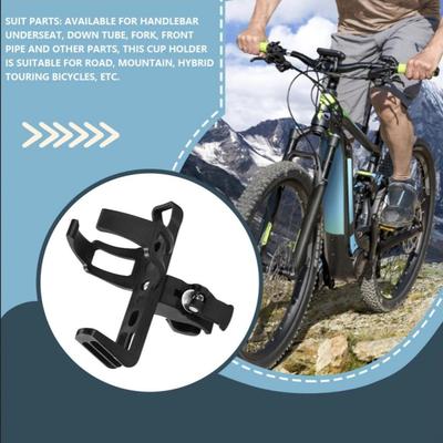 Portaborraccia Plastica-Acciaio Portabicchieri Acqua Bicicletta Manubrio Bicicletta Portabevande Universale Portaborraccia Bicicletta