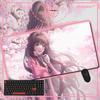 New Anime The Fragrant Flower Blooms with Dignity Mouse Pad Cute Kawaii Girl Kaoruko Waguri Desk Mat Print Keyboard Mat