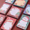 1 Piece Adhesive Kawaii Christmas Sticky Notes Notepad Memo Pad Office School Supplies Stationery Sticker