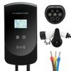Type 2 Plug EV Charging Wall Station IEC 62196‑2 Connector 5m 220‑250V 3.5kW 16A Adjustable 2.8in LCD Screen