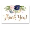 30 Stück Blattblumen Dankeskarten mit Umschlagaufklebern Einladungen Innen leer Grußkarten Postkarten Geschenkkarten 9X5,4cm
