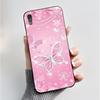 Hülle Für Sony Xperia XA1 Rückseite G3121 G3112 G3125 G3116 G3123 Luxus Mode Schmetterling Blume Schwarzes Silikon Weiche Handyhülle