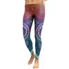 Halloween Ladies Pants Mid Waist Sexy Yoga Elastic Slim Fitness Gym Sport Workout Leggings Women's Clothing