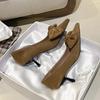 BEIJIANI Women's Pointed Stiletto Heels with Bow - Spring/Autumn Style