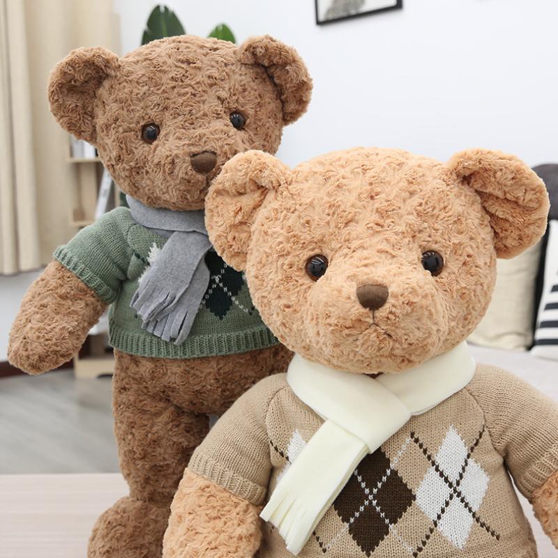 Bear Plush Toy Doll Hug Bear Pillow Send Girl Birthday Gift To Accompany Sleeping Doll