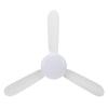 Ceiling Fan with Light and Remote 3000K 6500K Dimmable Modern Flush Mount Fan Light for Bedroom Kitchen Garage