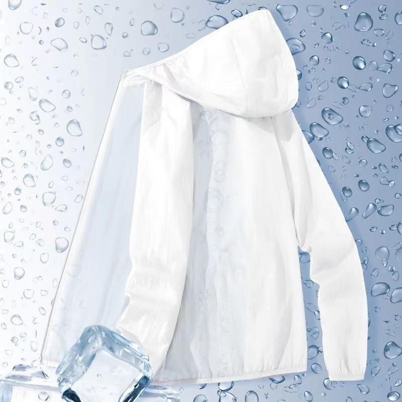 

Мужская куртка Ice Silk UV Protection большого размера - дышащее летнее пальто 7XL (215-130 Jin)