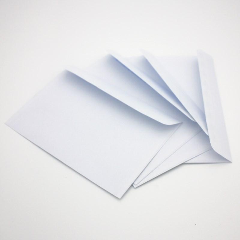 C6 White Envelope 114x162mm, 80g Double Offset Paper with Release Liner, Skyline Design
