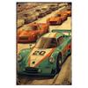 Retro Metal Sign - Classic Car Wall Art for Man Cave, Garage, Home Bar Decor