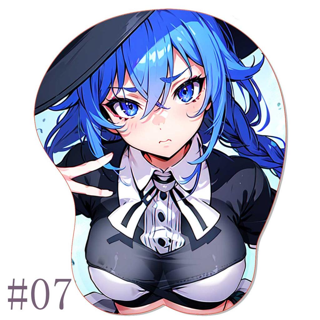 3D Mouse Pad Roxy Migurdia Stereo Mousepad Oppai Boob M_Mushoku T_Tensei Anime Silicone Wrist Rest BULK Pad Gaming Mouse Mat