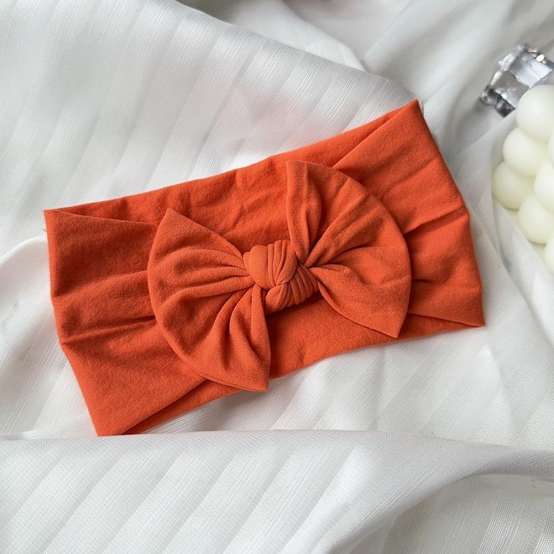 

25 цветов банты для новорожденных с повязкой на голову для девочек эластичная вязаная защита тюрбан головной убор мягкие детские аксессуары для волос