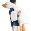 Cute Goose Plush Stuffed Animal Soft Duck Toy Swan Hugging Pillow ideal for Room Decoration Birthday Gift Idea