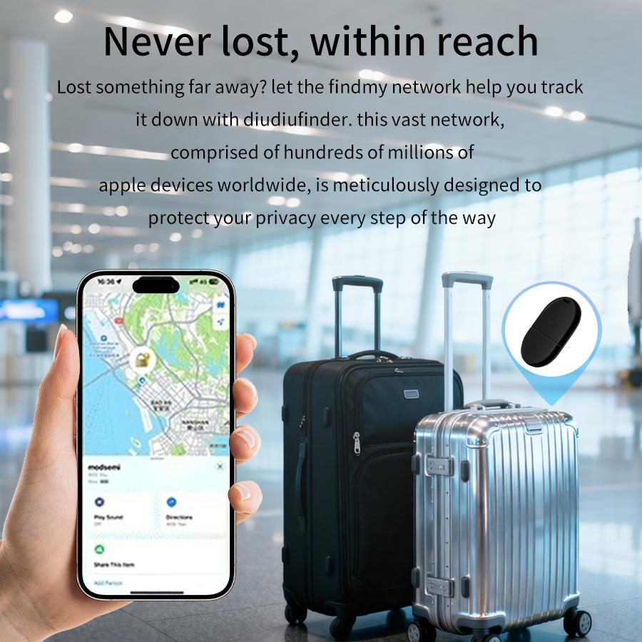 IOS Smart Tag GPS Tracker Bluetooth Global Locator Tracking Device Key Finder For iPhone Find My App Wallet Luggage Vehicles Pet