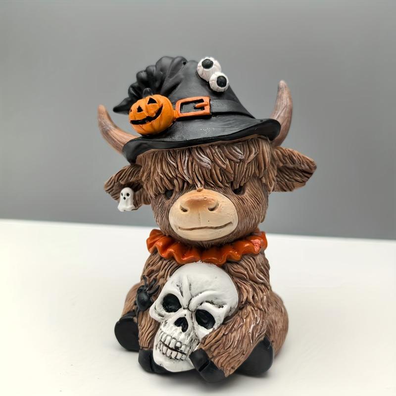 

Хэллоуин новый милый милый горный бык домашний подарок рождественская атмосфера декоративное полимерное украшение