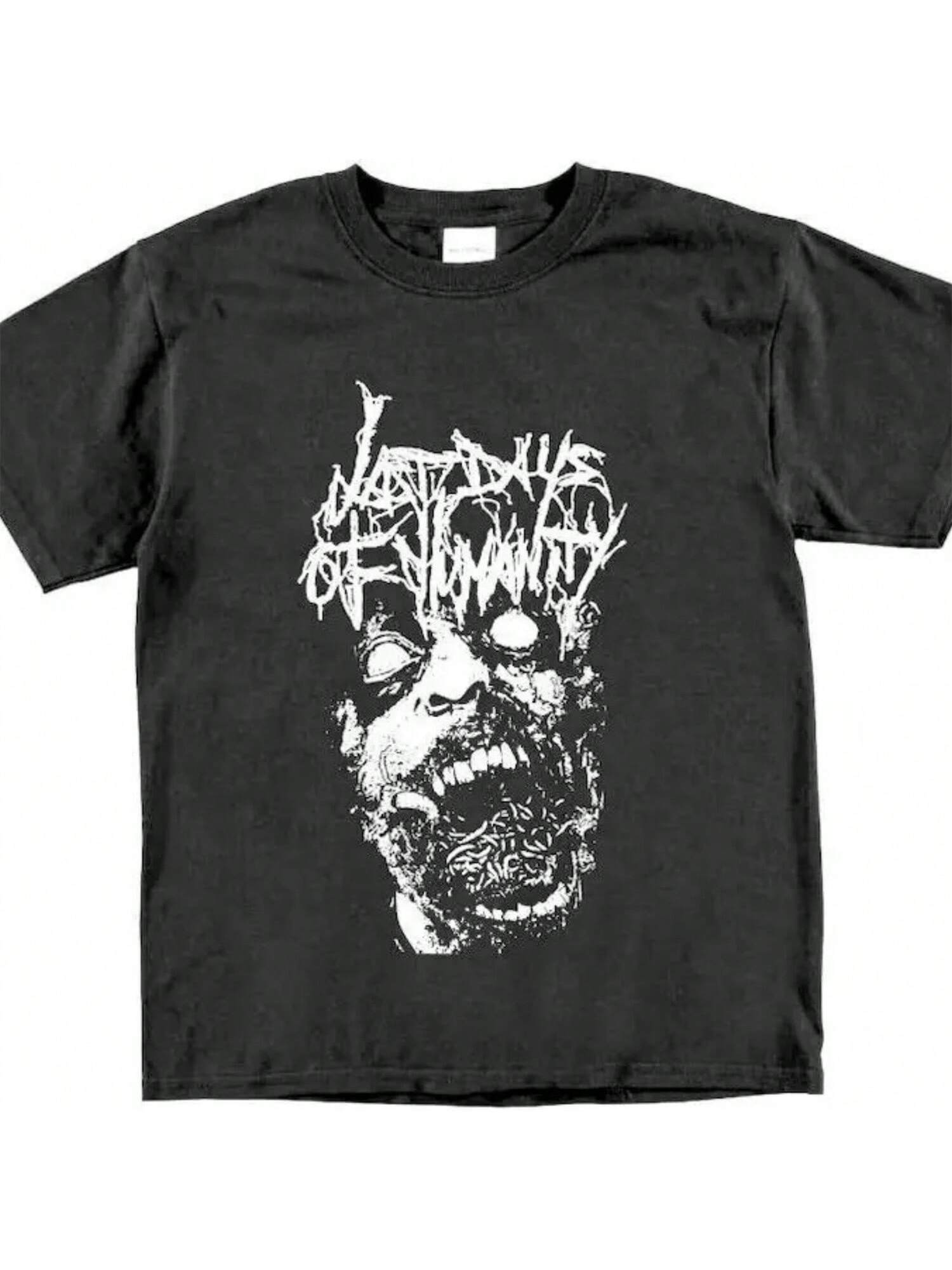 Футболка Last Days Of Humanity Goregrind Винтажная Dead Infection Gut Rot Romperpop S разноцветный