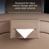 For Li Auto I6 I8 L6 L7 L8 L9 Livis Car Tissue Box Strong Magnetic Leather Tissue Box Creative Detachable Storage Box