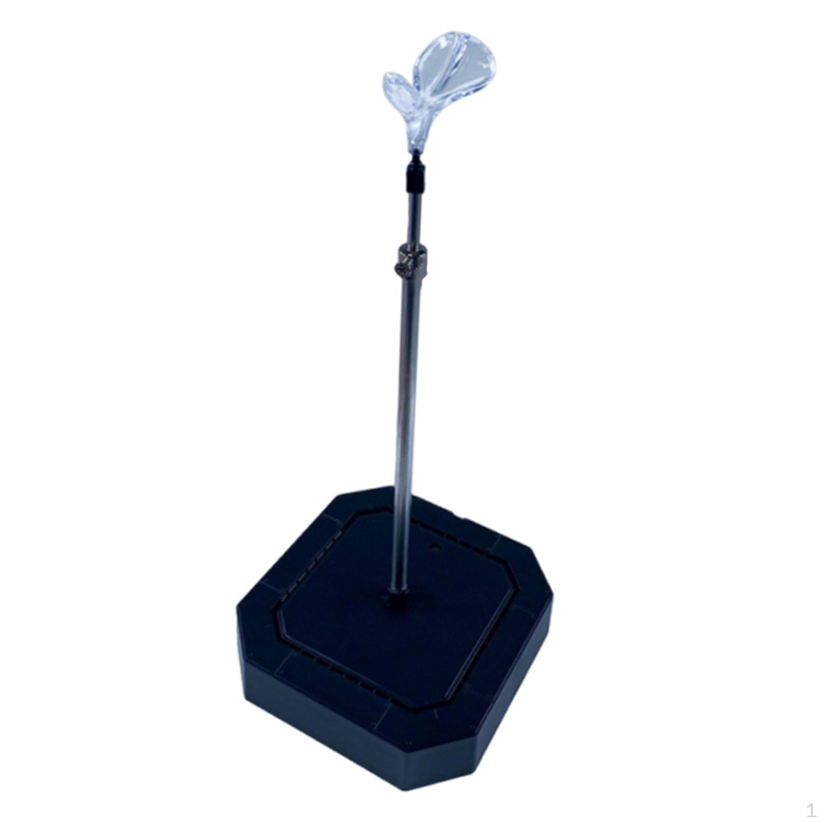 

Adjustable Doll Stand with Metal And PP Base, Model Figure Display Stand, Collectible Accessory, чорний