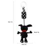 BBSKY Black & White Baby Stroller Mobile: Rabbit, Bee, Bird & Dog Plush Hanging Ornaments 