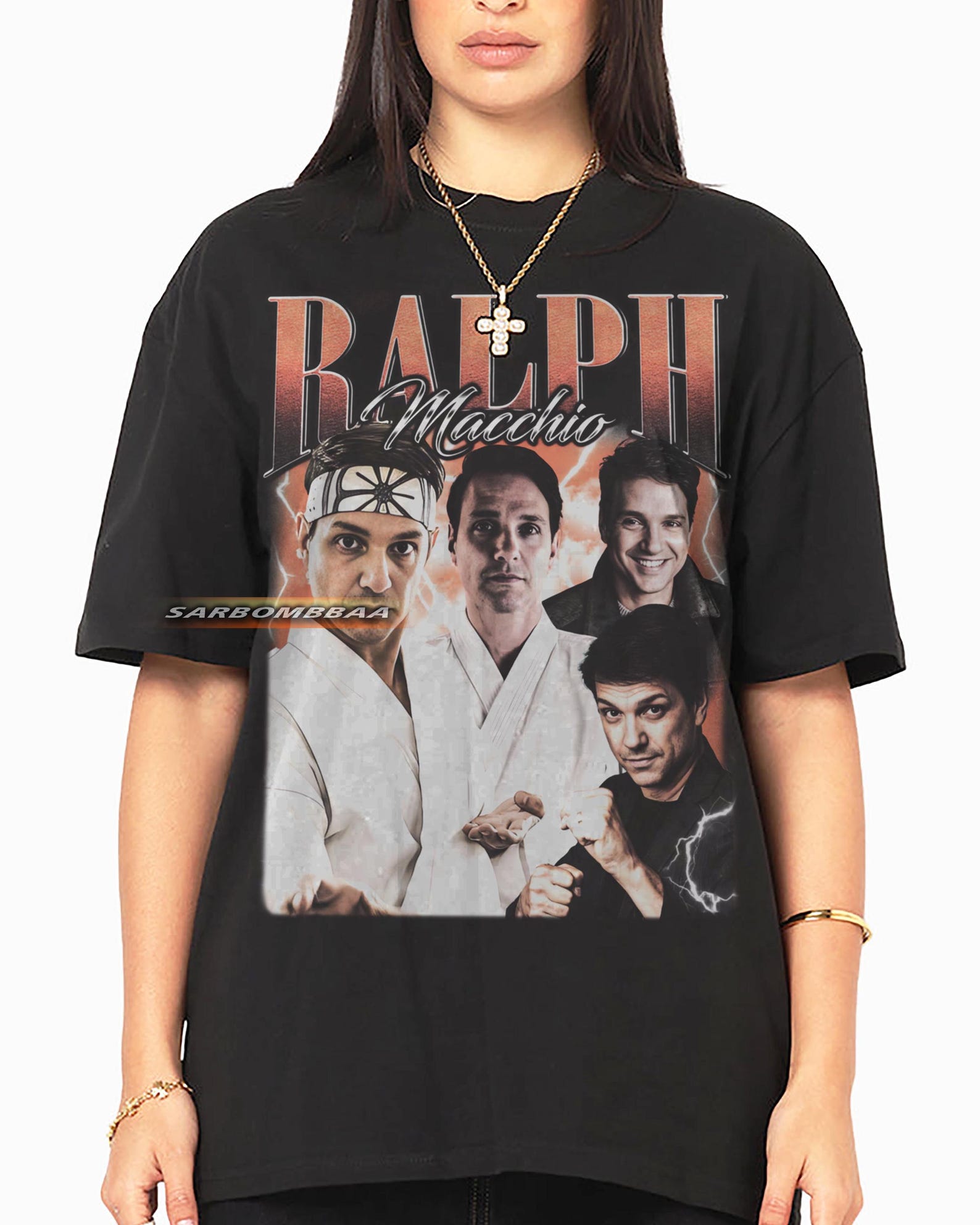 Ralph Macchio Graphic T-Shirt, Karate Kid Vintage Style XL
