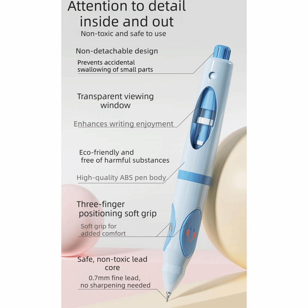 0.7 Mm Automatic Pencil Correct Grip Automatic Coring Grip Posture Correcting Pencils  Student